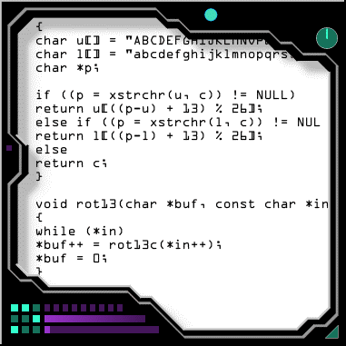 animated alien data pad
